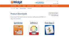 Desktop Screenshot of download.widgit.com